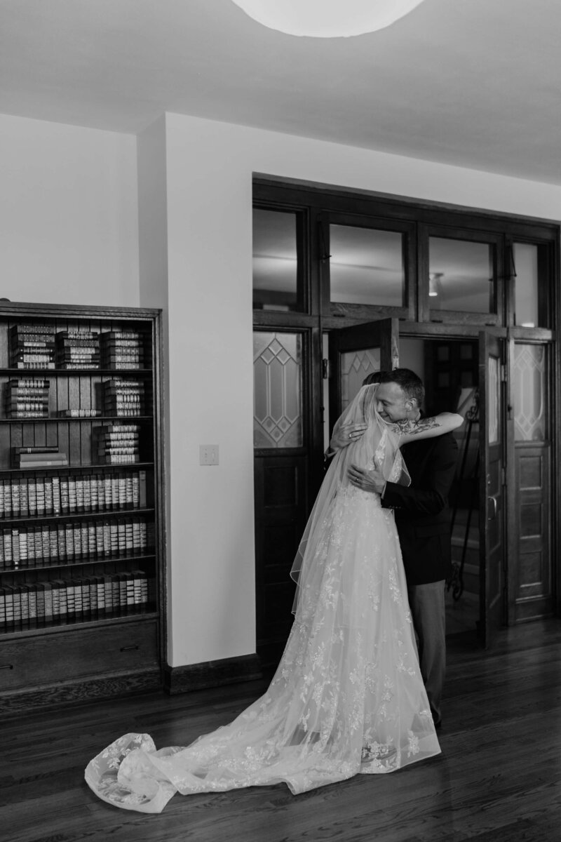 library-hug