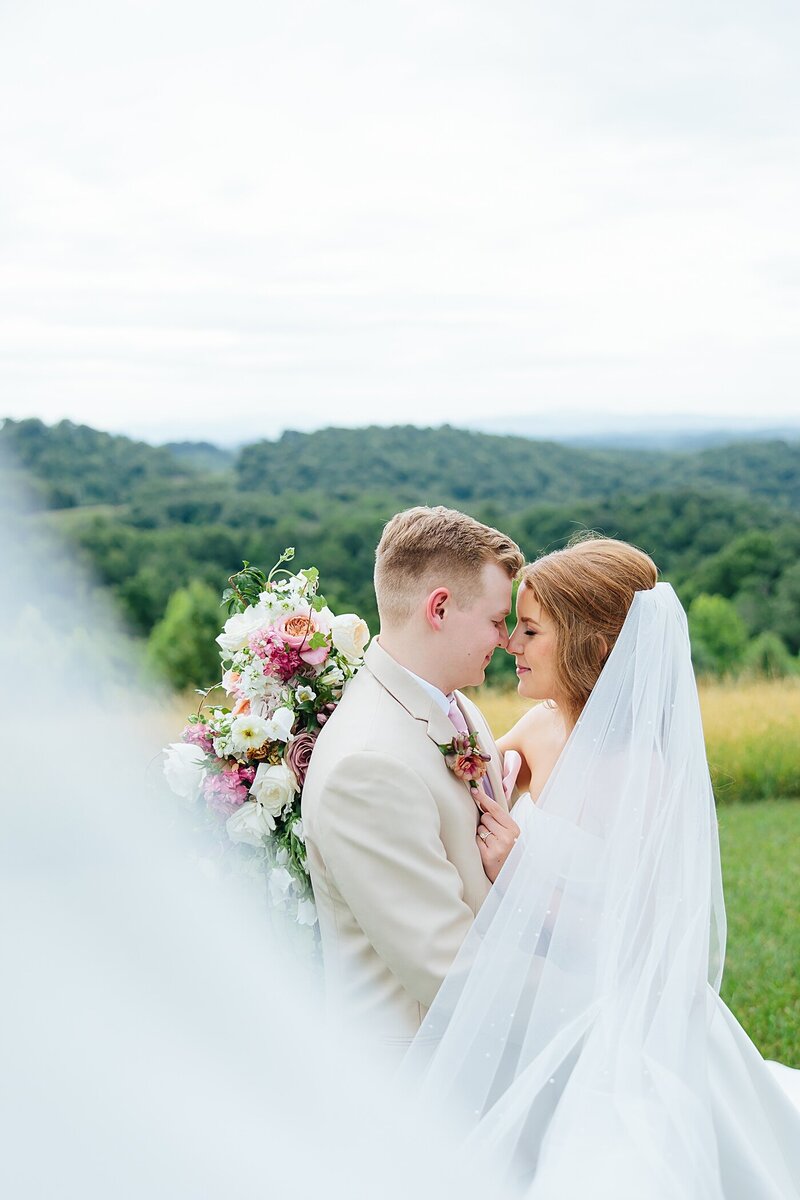 Bride at crooked river venue
