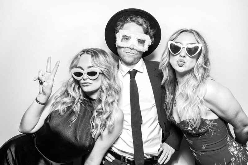 b&w kardashian style photo booth hire for corporate events, birthday party entertainment , wedding party entertainment rental in Elmore Court 