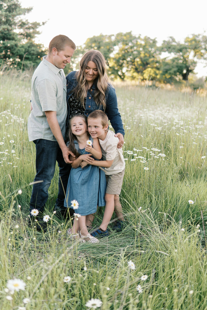 Portland family portrait in Powell Butte