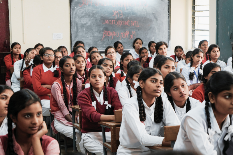 children learning