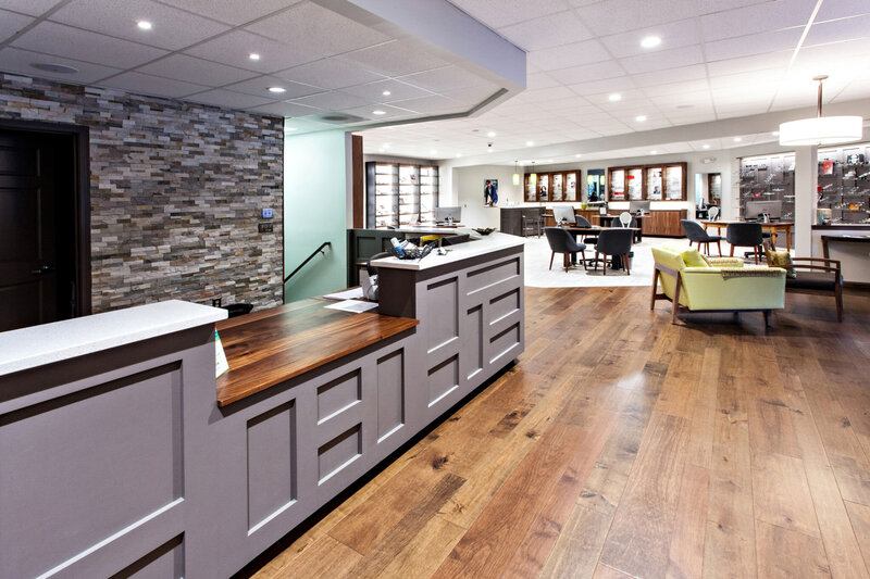 Hendersonville Eye Care offices built by Cooper Construction