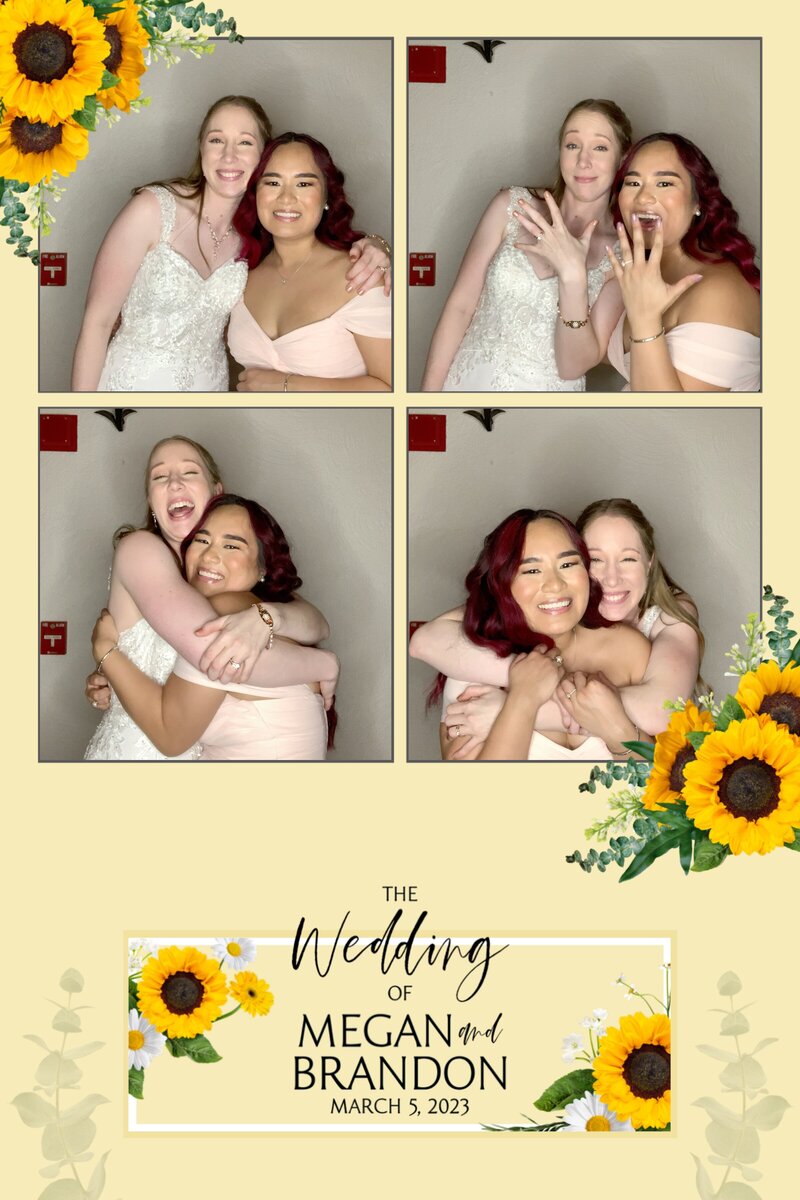 Digital Booth used for a wedding in Corona, CA.