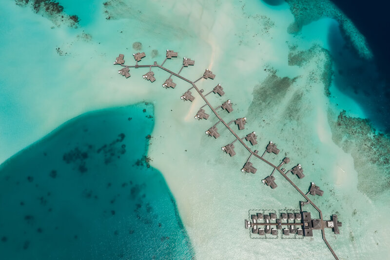 CONRAD MALDIVES_Aerial_The Spa Retreat_Hero_credit Justin Nicholas - hi-res