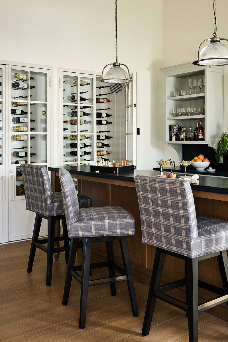 Full home renovation with coastal California interiors and warm neutral palette in Orange County
