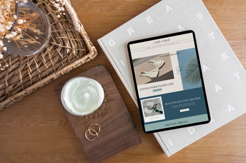 Home page design for small business