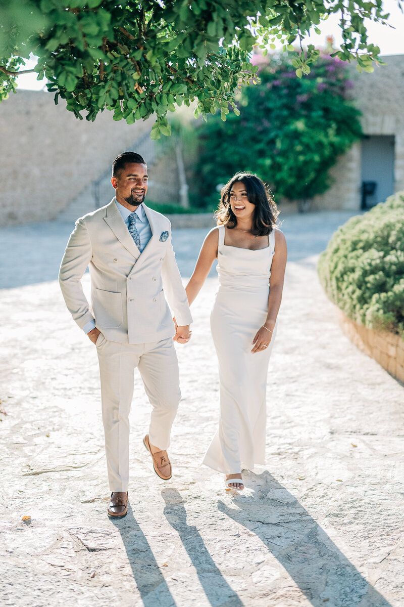 Bride and Groom affection at Luxury Wedding Planned by Maila Enea in London & Sicily