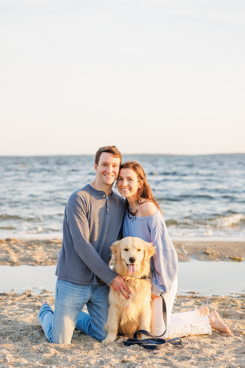 Rhode Island couples photography on the coast