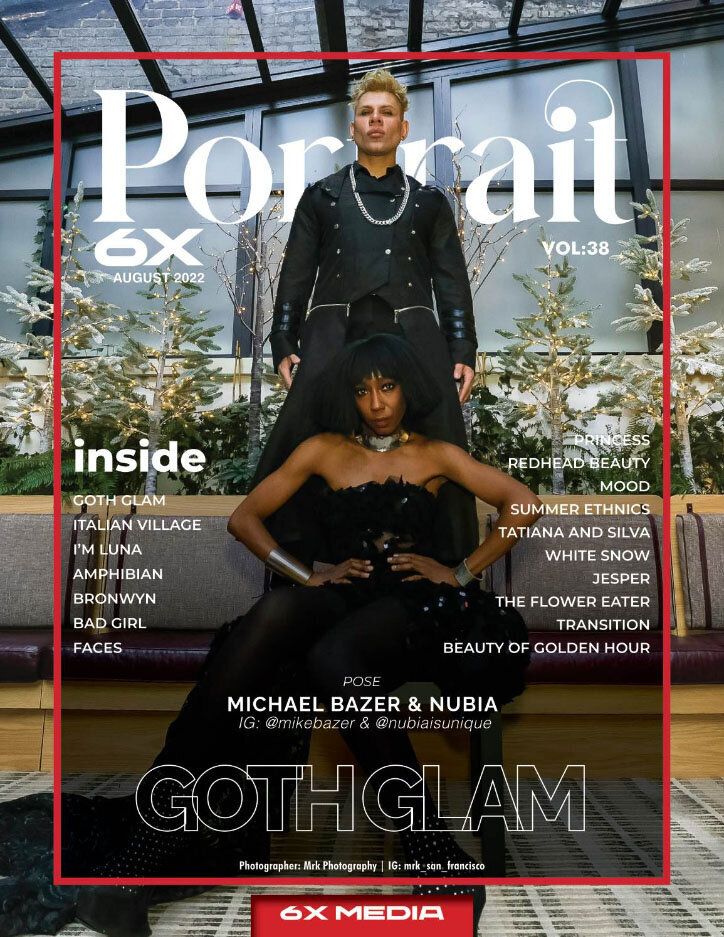 Portrait 6x - Vol 38 - A Little Magic - tear sheet Evian 1