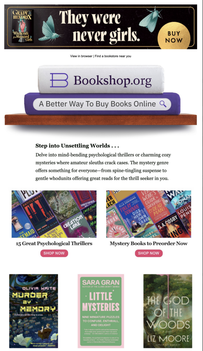 Bookshop-Email-Sample