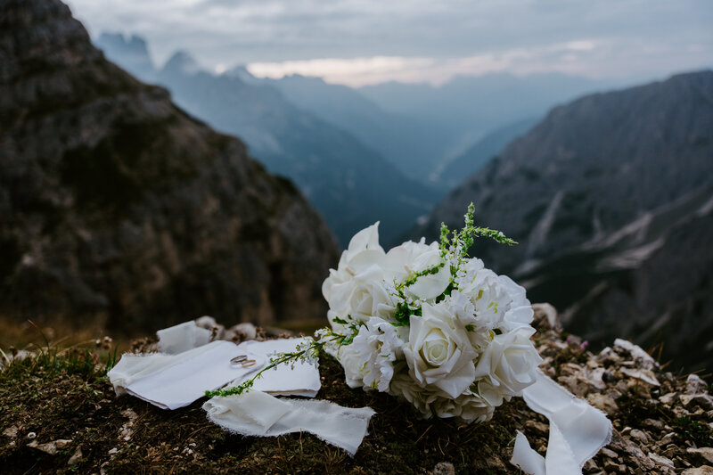 Florist in the Dolomites