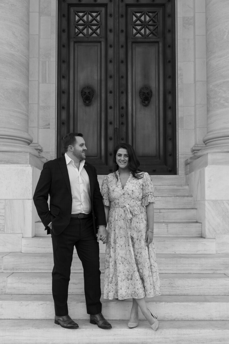 couple photos in washington dc