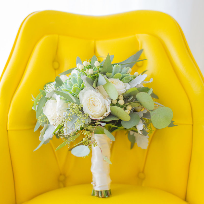 Modern Wedding Bouquet by David Rohr Floral Studio, Palm Springs