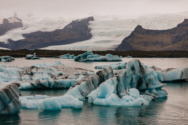 Glacier elopement in Iceland