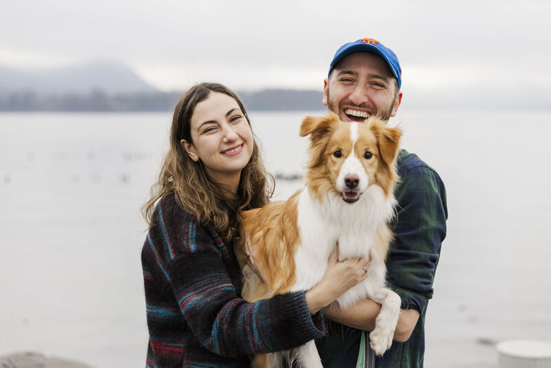 Hudson Valley pet photographers capturing dogs and their people with candid connection