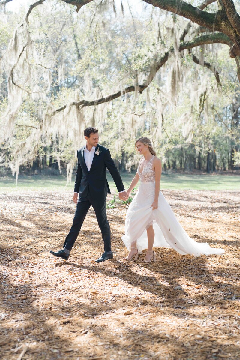 Bride and Groom Down South