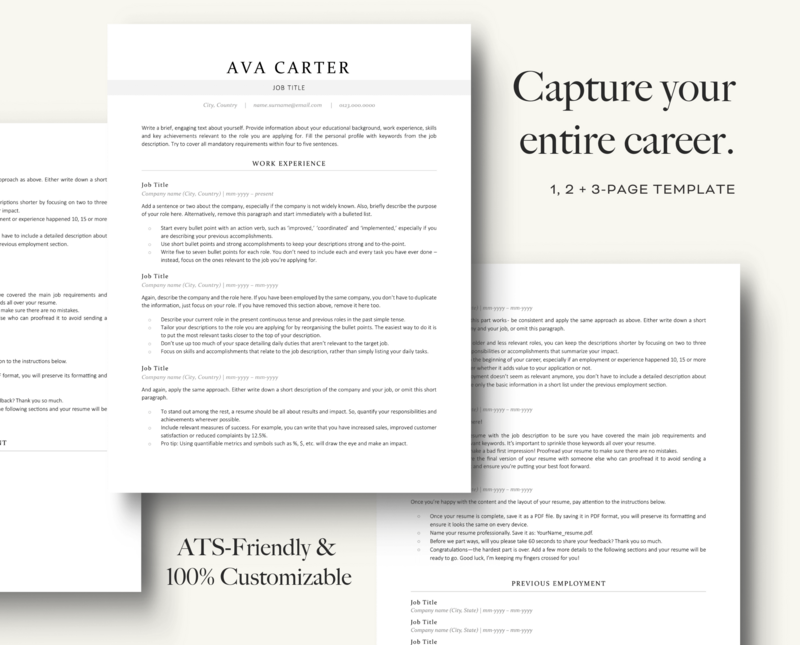 ATS-FRIENDLY RESUME + COVER LETTER