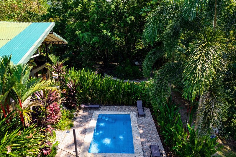 the pool at the retreat center in costa rica 