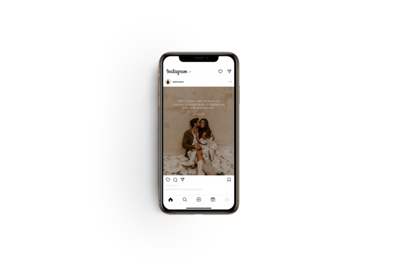 Boho Instagram templates for photographer Honey Seed 4