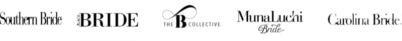 series of featured in logos in a tan color overlay