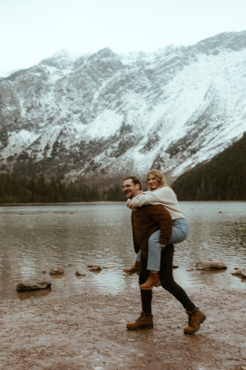 National Park Wedding Couple .