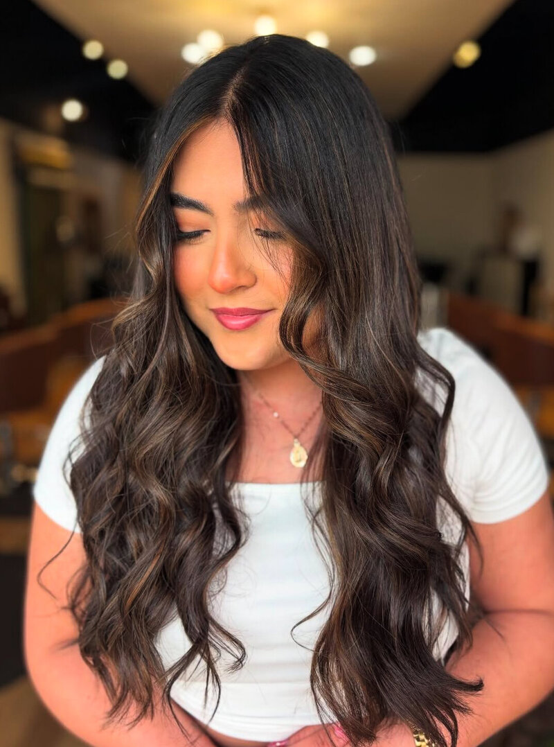 Dark Brown Balayage