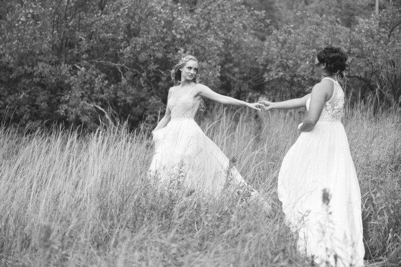 two brides LGBTQ Sedona
