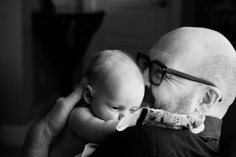 Baby, father, family phot
