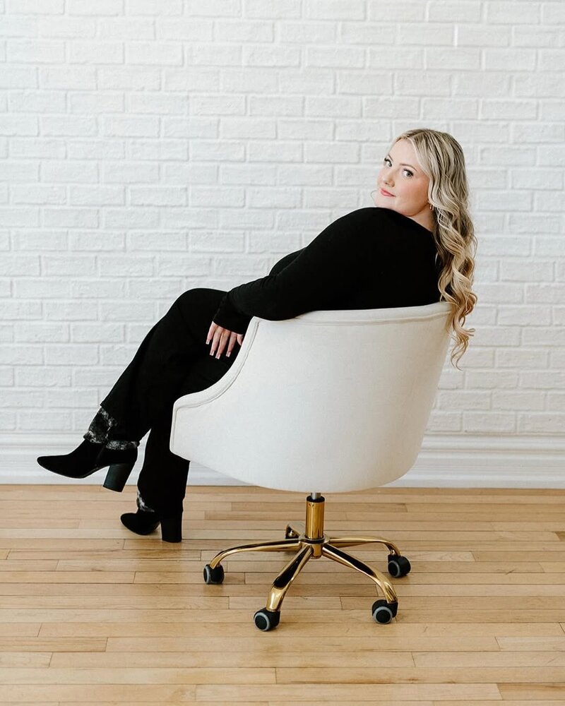 Durham Beauty Lounge founder & lead makeup artist, Holly.