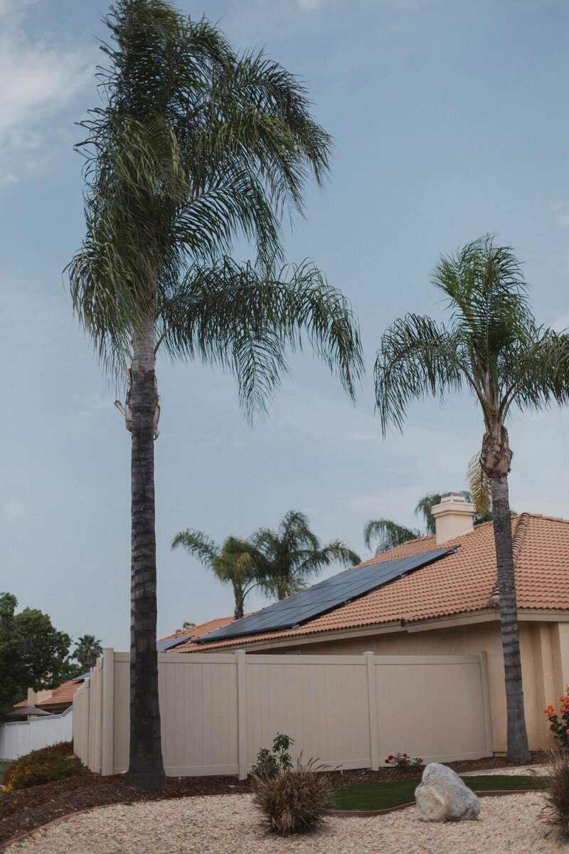 The Solar Shine SD team providing professional solar panel cleaning services in San Diego. The family-owned business prioritizes quality and customer satisfaction.