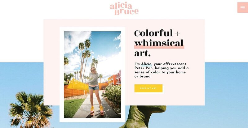 Alicia Bruce Website