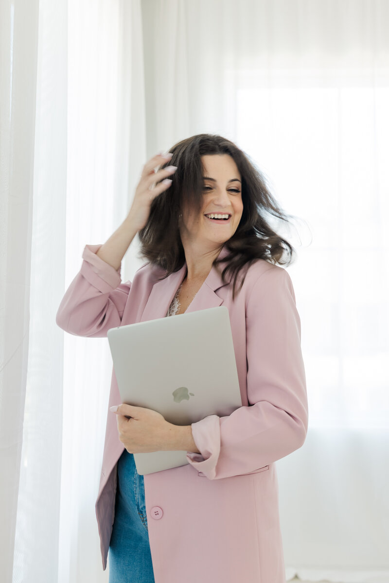 Custom Showit website design for female brands by Empower House Branding | Based in Atlanta, GA