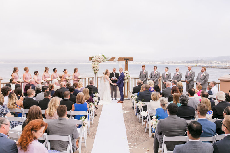 Monterey Plaza Hotel Wedding by Mike Steelman Photographers