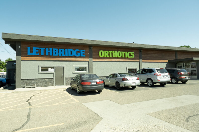 Outside the Lethbridge Orthotics' facility in Southern Alberta, Canada
