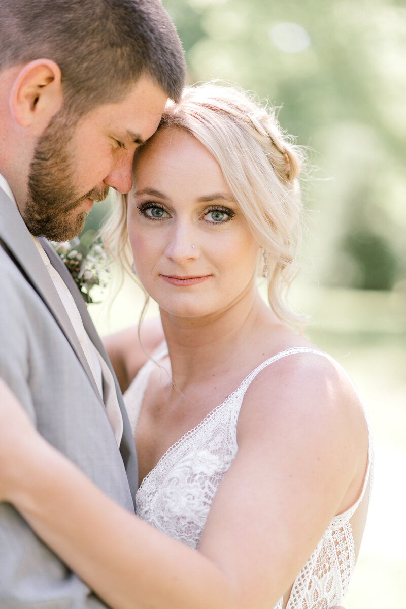 Blush and Grey Wedding at Chapel Road Retreat Fort Wayne Wedding Photographer