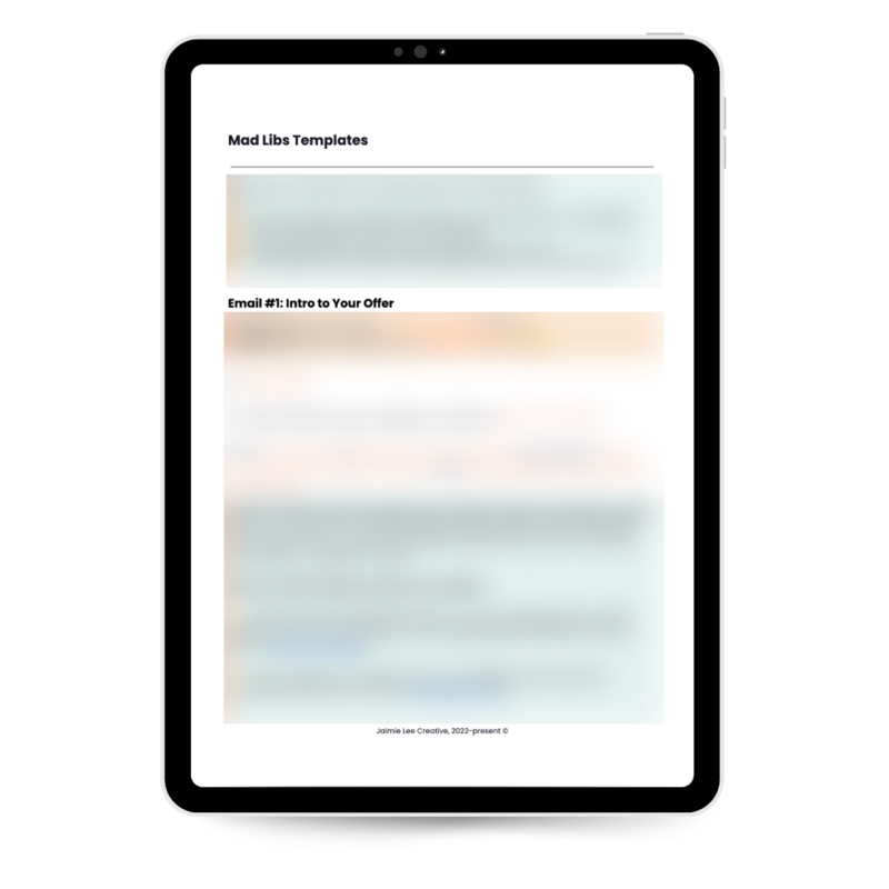 ESS - Sneak Peek - Mad Libs