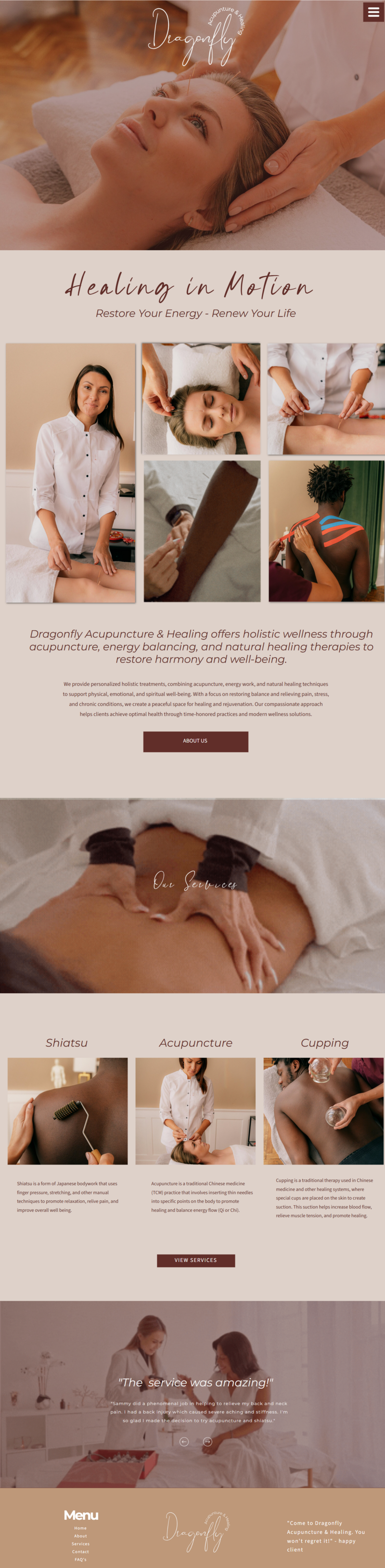 Dragonfly Acupuncture & Healing Website