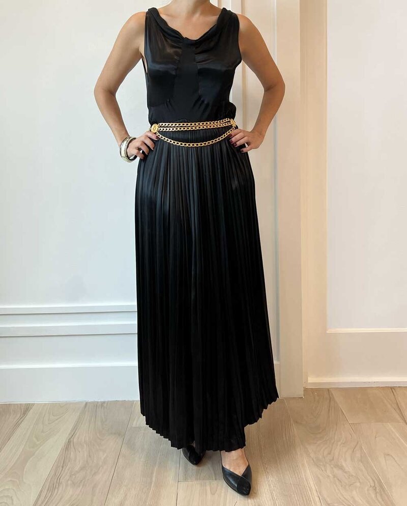 1930'S-Black-Silk-Dress-(3)