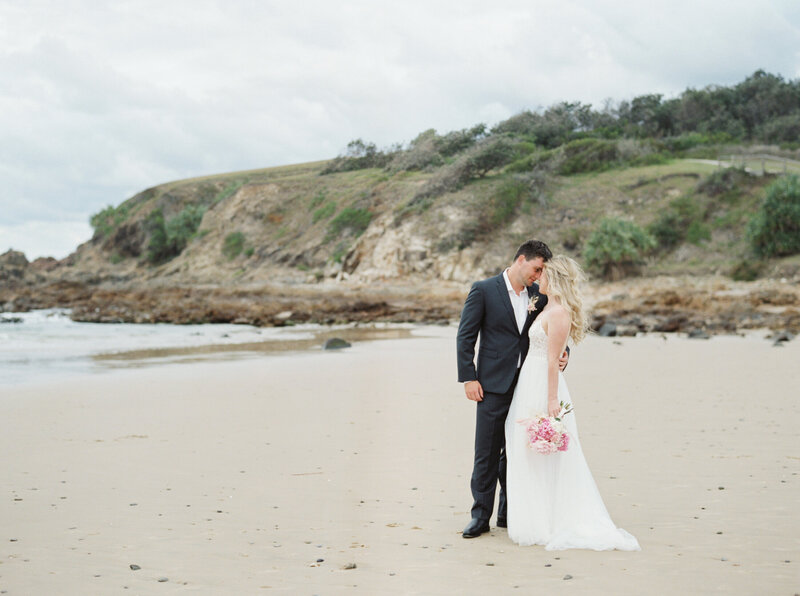 NSW North Coast Coffs Harbour Byron Bay Timeless Elegant Destination Wedding by Fine Art Film Elopement Photographer Sheri McMahon -00150