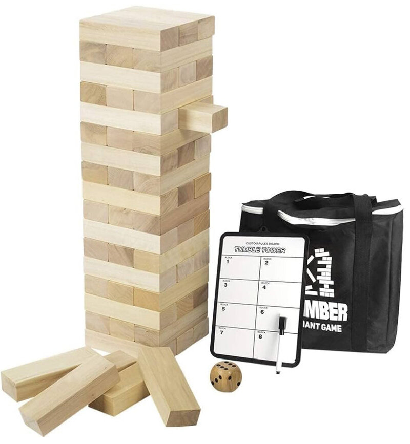 Giant Jenga Yard Game for Party Rental in Centerville Ohio