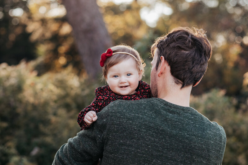 cox reservation family photo for father and daughter