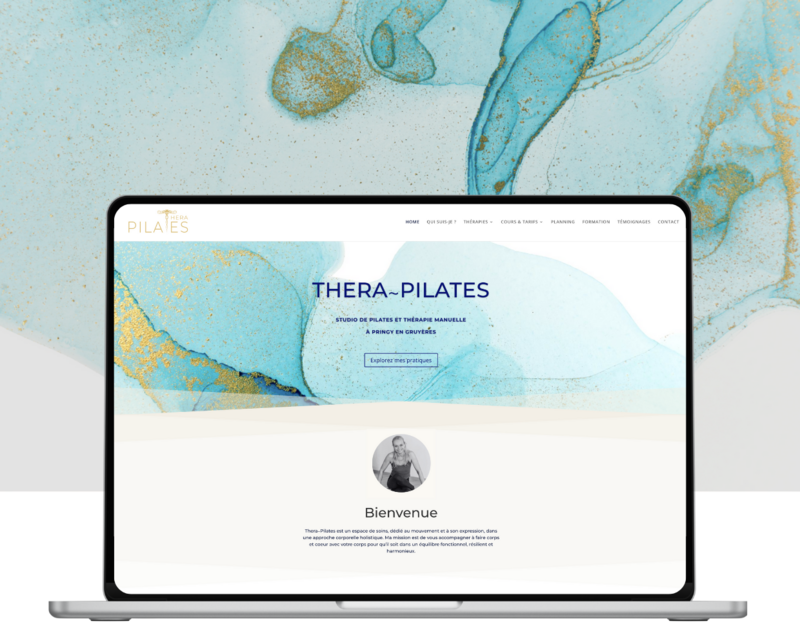 Thera Pilates branding and web design
