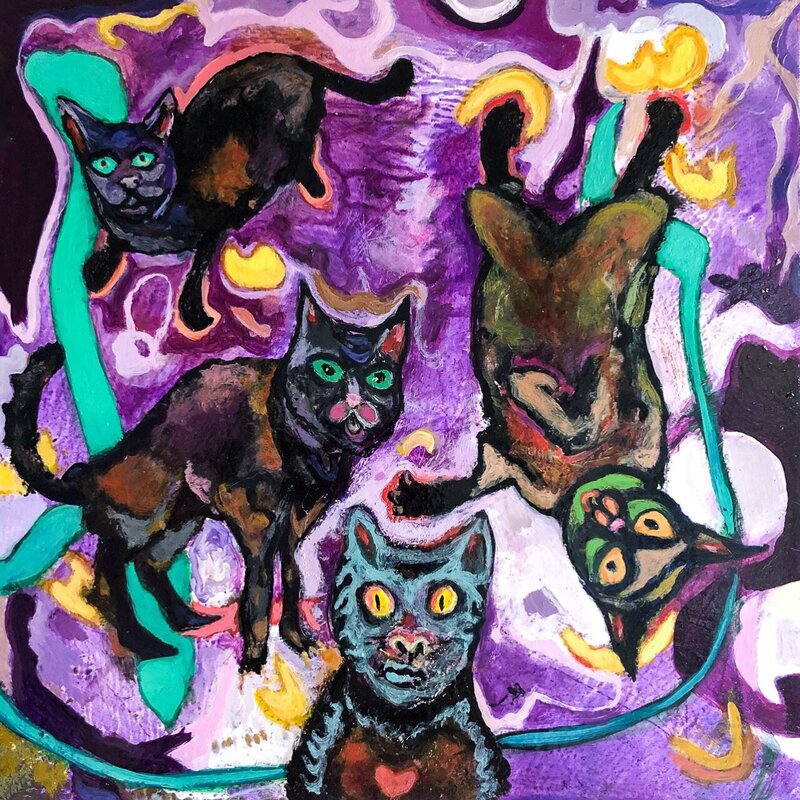 Michelle-Spiziri-Abstract-Artist-Enormously_Small-30-A_Cats_Life-1 Large