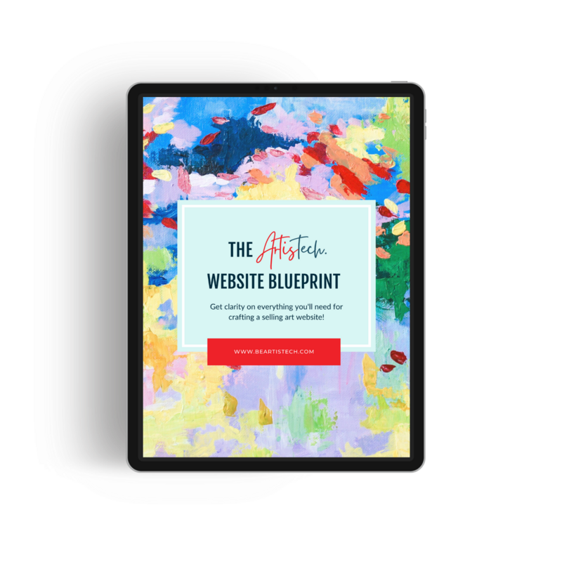 How to design a website & sell your art online site Checklist for