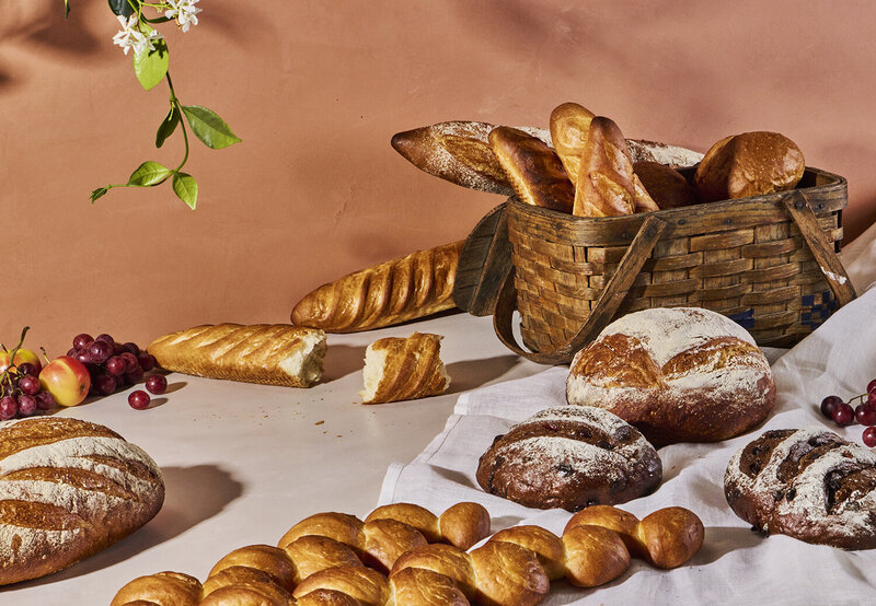 bread photography for tous les jours bakery