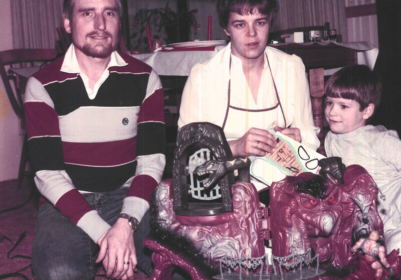 Brent Ray Fraser with Heman Snake Mountain 1984 (Age 5)