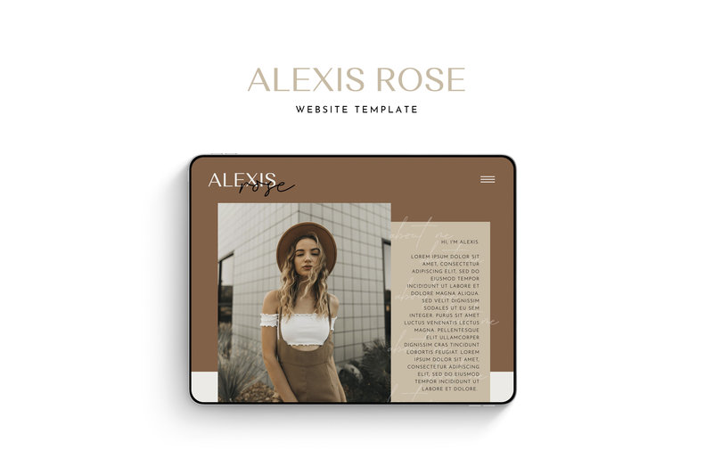 Alexis Rose-  iPad Mockup