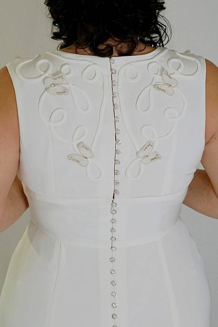 butterfly wedding dress - edith elan