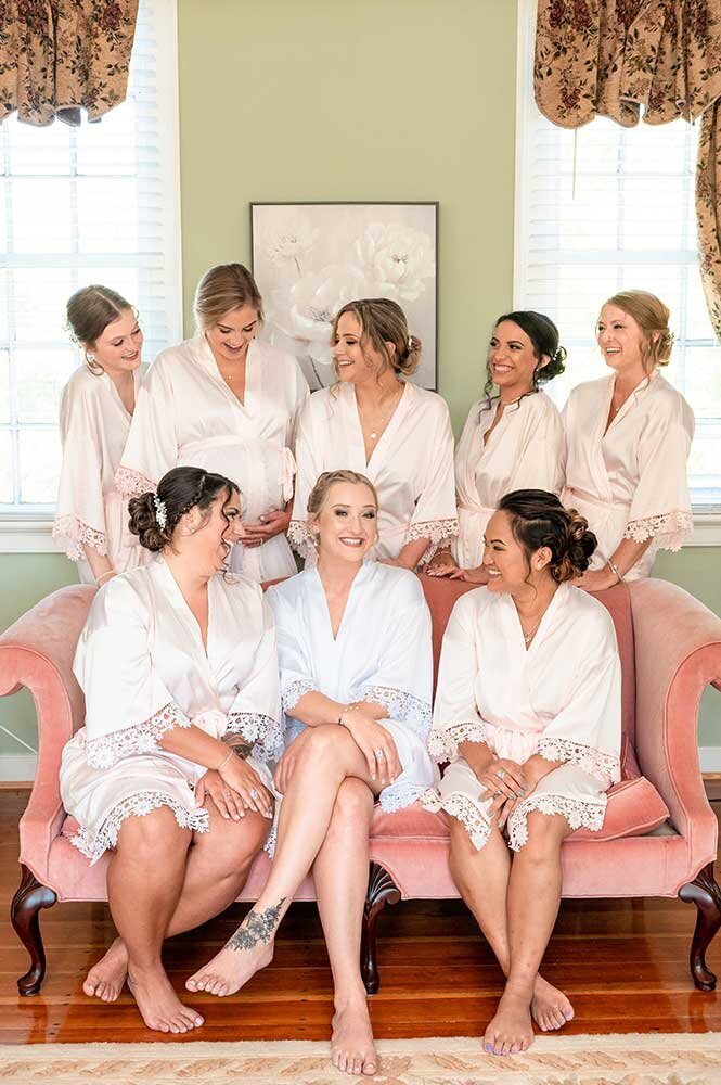 Fun bridesmaid photo jacksonville wedding photographer emmiclaire