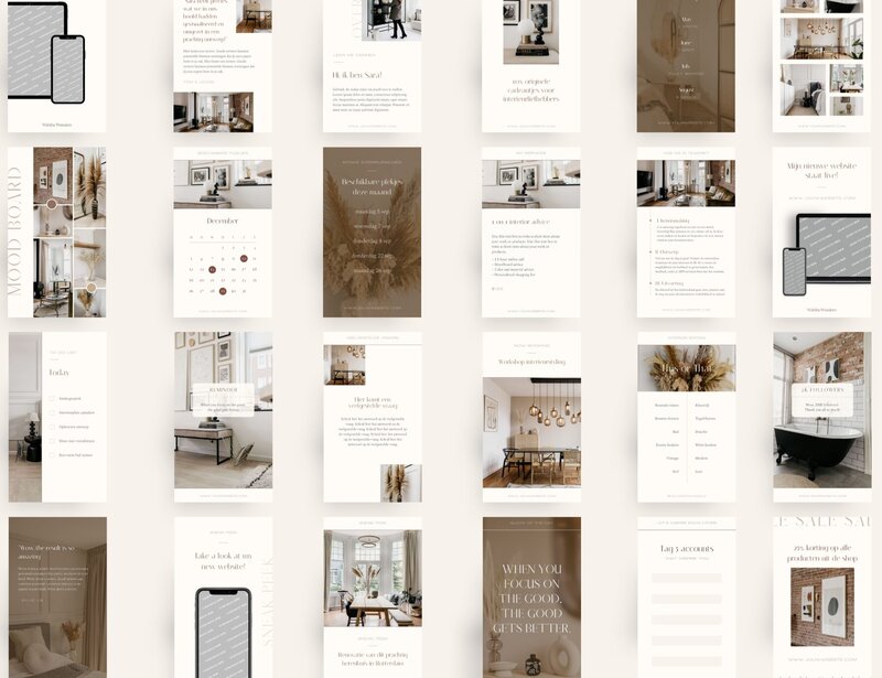 Interieur ontwerper Instagram templates Wahiba Wonders 18
